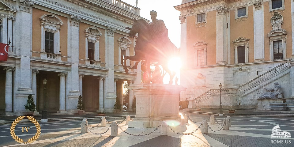 Piazza del Campidoglio sur le Capitole Piazza del Campidoglio sur le Capitole