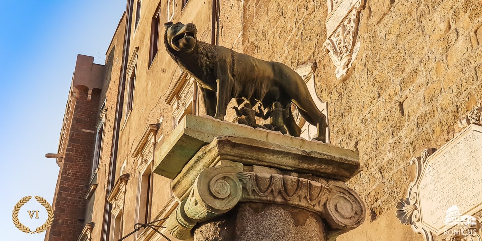 Louve capitoline à Rome Louve capitoline, symbole de Rome