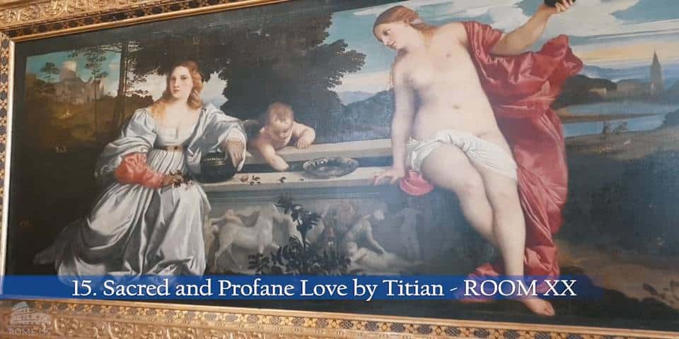 Amour sacré et Amour profane du Titien Amour sacré et Amour profane