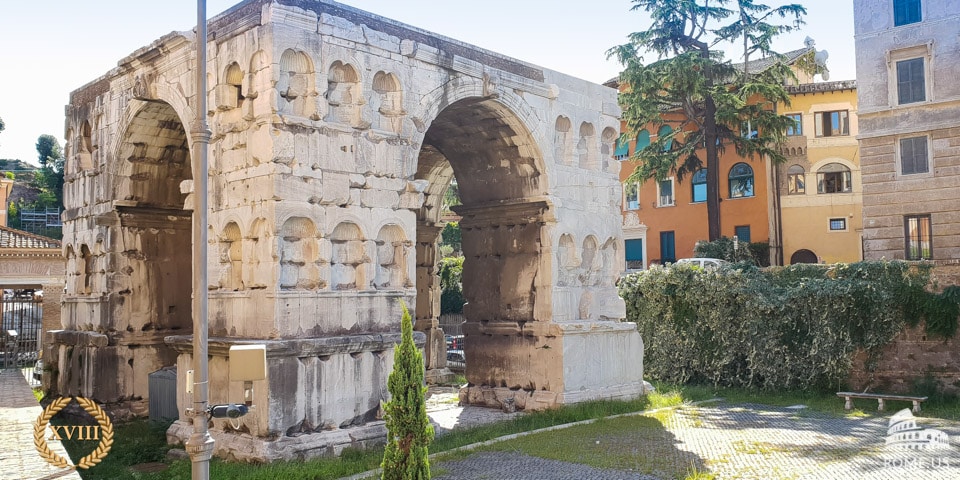 Arc de Janus Arc de Janus à Rome, en Italie
