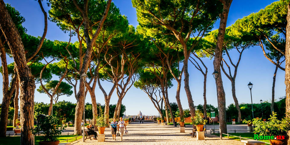 Jardin des Orangers à Rome