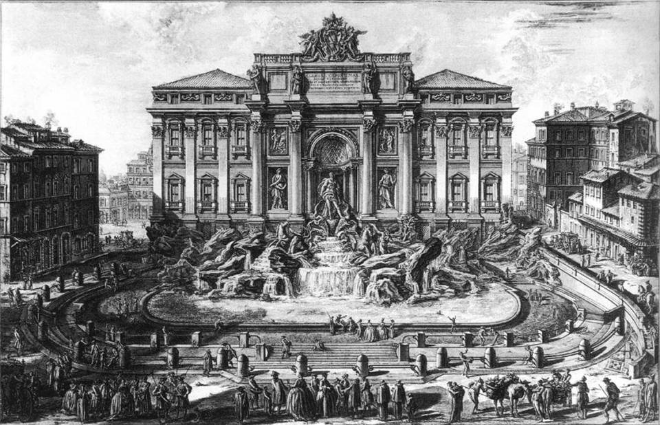 Histoire de la fontaine de Trevi