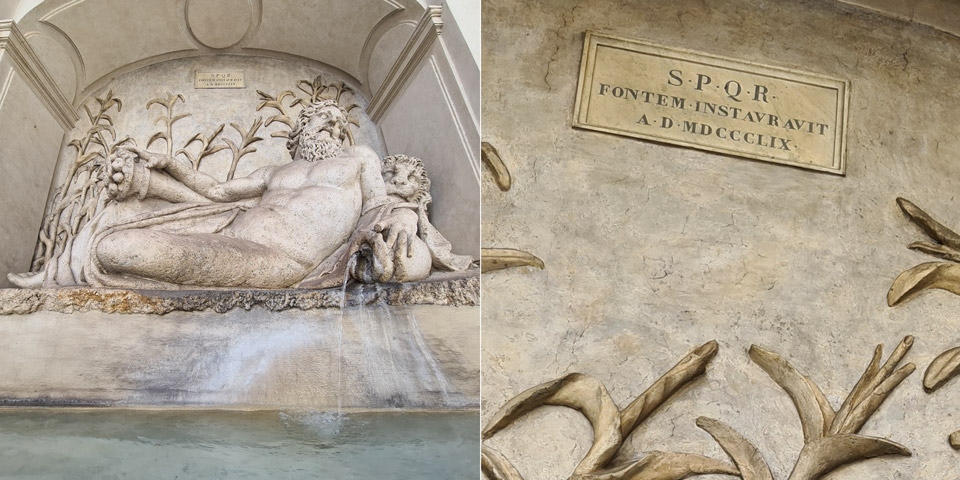 Fontaine de l’Arno Rome San Carlo alle Quattro Fontane
