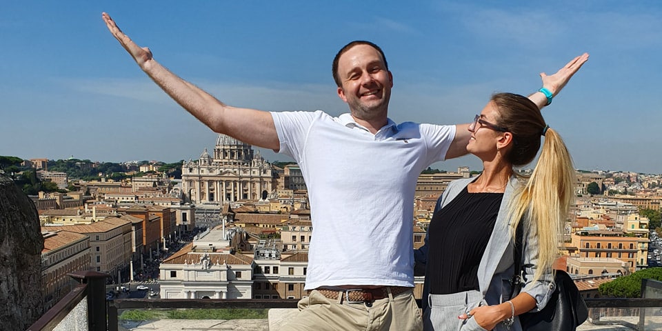 Authors of the site about Rome Kate Zusmann and Artur Jakucewicz