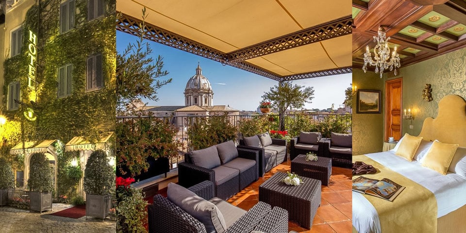 Meilleurs hôtels 3 étoiles dans le centre de Rome