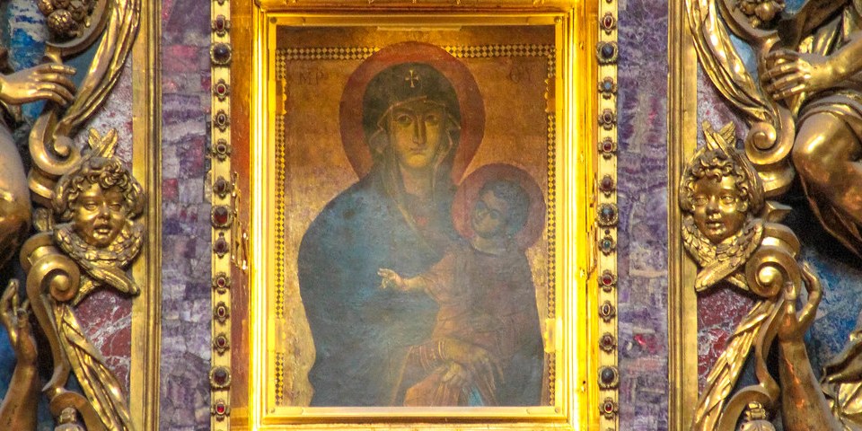 Chapelle Borghèse et Salus Populi Romani dans la basilique Sainte-Marie-Majeure
