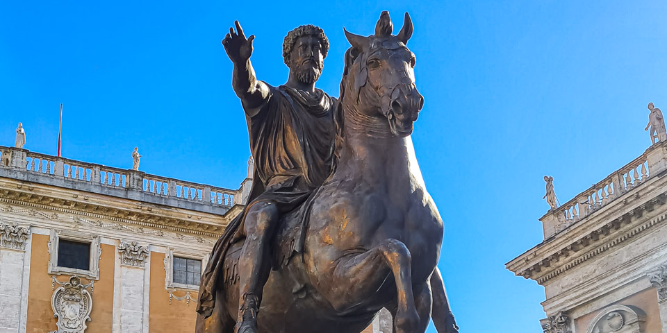 La colline du Capitole de Rome