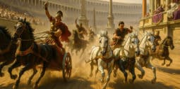 Les courses de chars au Cirque Maxime dans la Rome antique