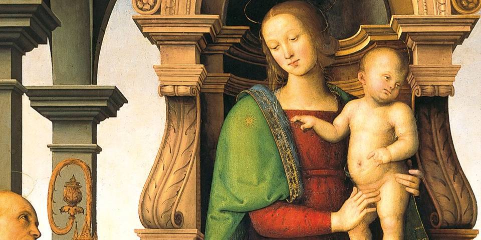 Retable des Decemviri de Pietro Perugino dans les Musées du Vatican
