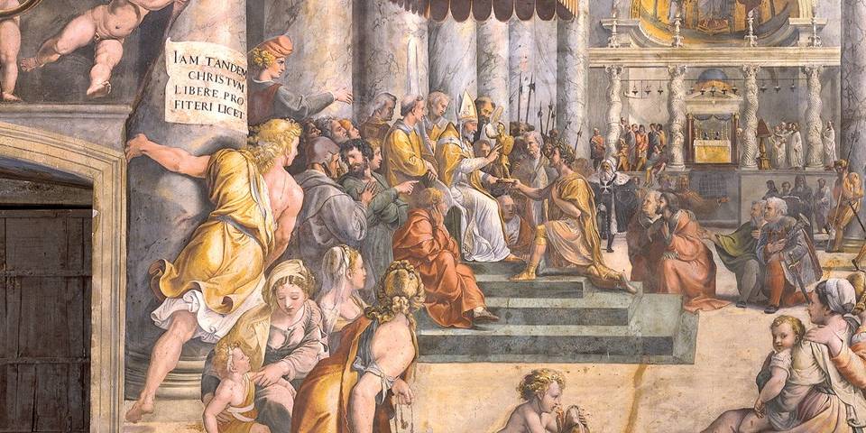 Donation de Rome, triomphe de la religion chrétienne