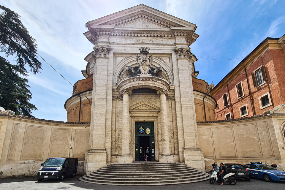 Façade de Sant’Andrea al Quirinale