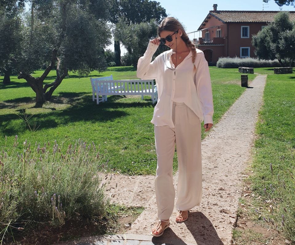Exemple de tenue portée à Rome en septembre Comment s’habiller à Rome en septembre