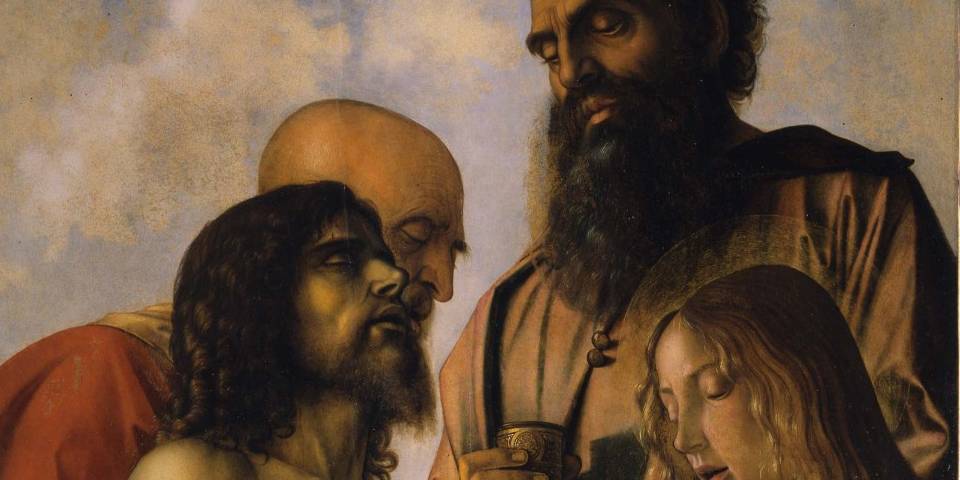 Lamentation sur le Christ mort de Giovanni Bellini au musée du Vatican
