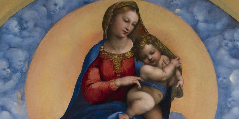La Madone de Foligno de Raphaël dans les Musées du Vatican