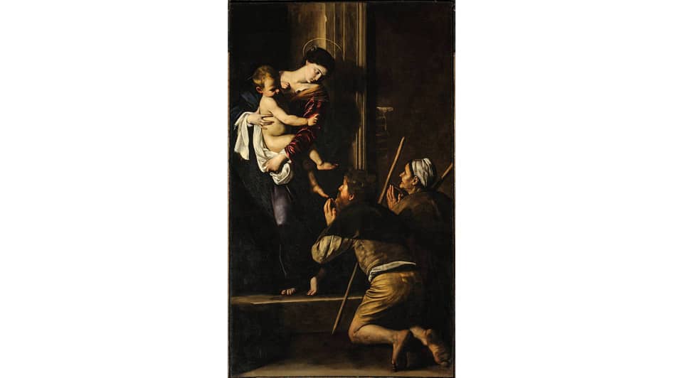 Madone des pèlerins du Caravage