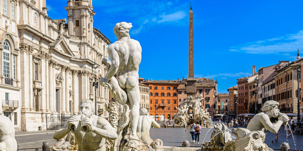 Piazza Navona à Rome, Italie
