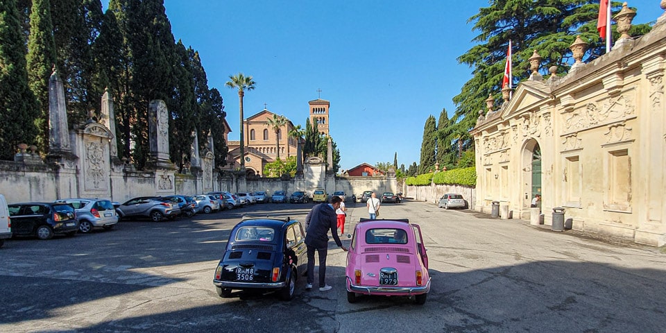 Piazza dei Cavalieri di Malta sur l’Aventin à Rome