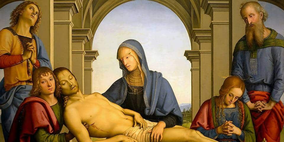 Pietà du Pérugin à la Galerie des Offices de Florence Pietà du Pérugin à la Galerie des Offices de Florence