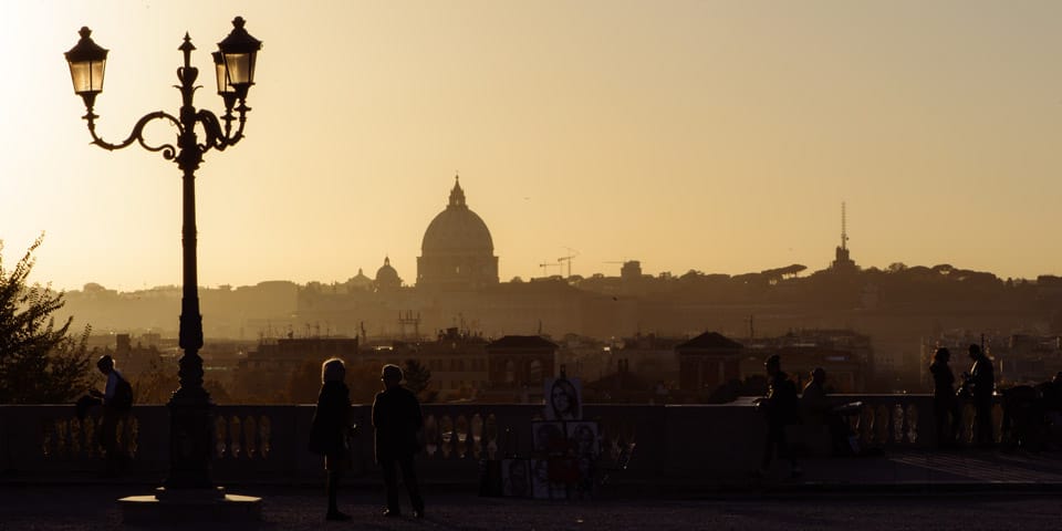 Terrasse du Pincio | Vues sur Rome depuis Borghèse