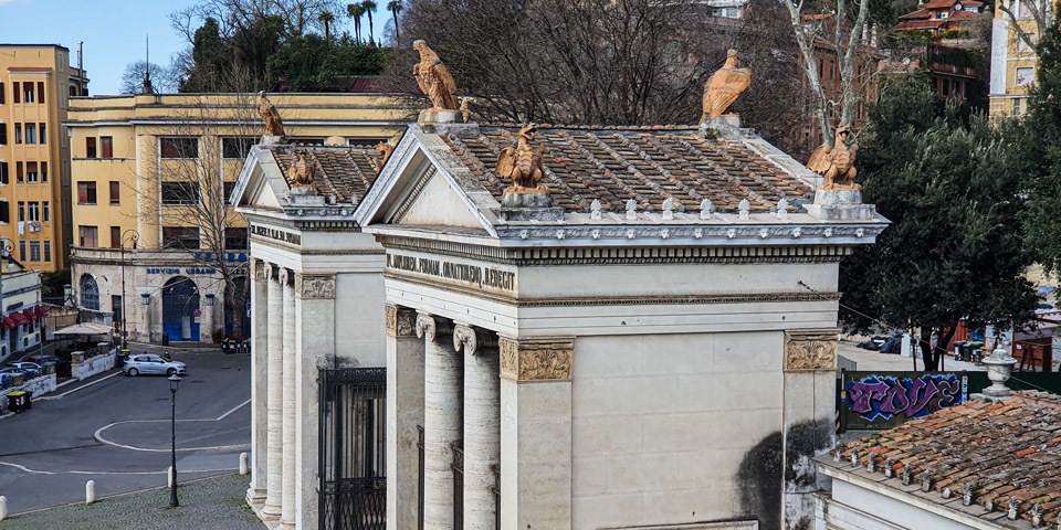 Entrée Propilei Neoclassici de la Villa Borghese