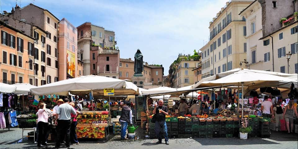 Campo de' Fiori à Rome