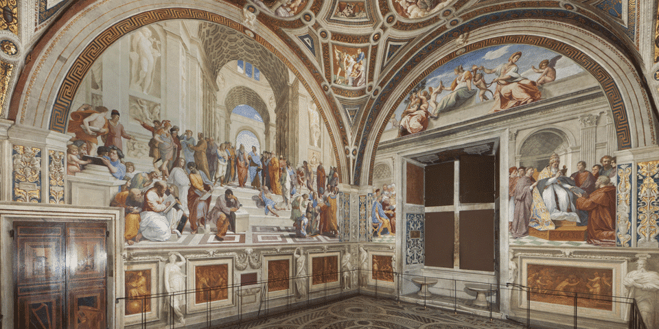 Chambre de la Signature de Raphaël aux Musées du Vatican
