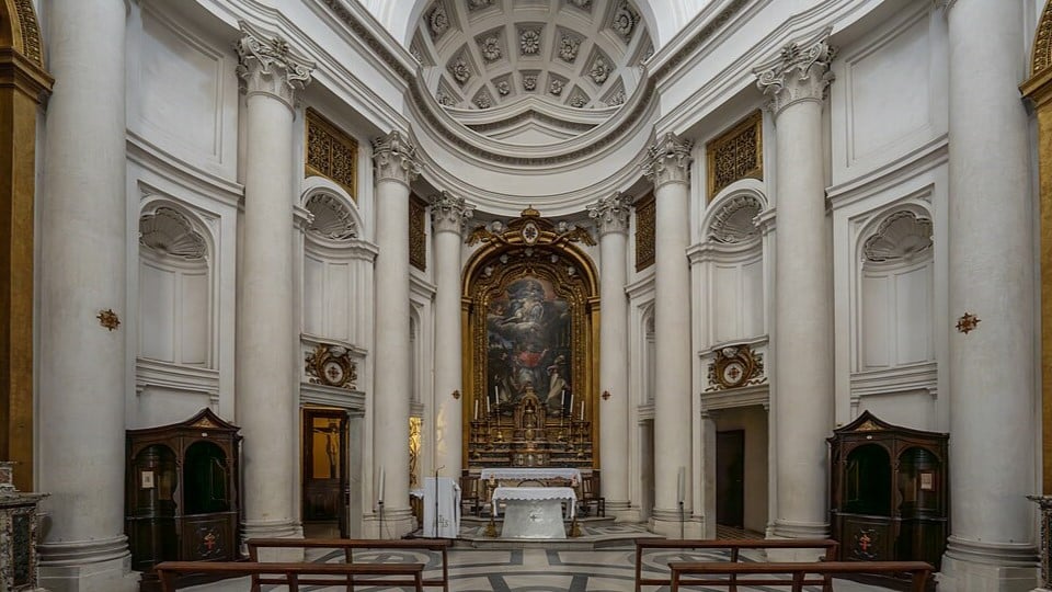 Intérieur de San Carlo alle Quattro Fontane