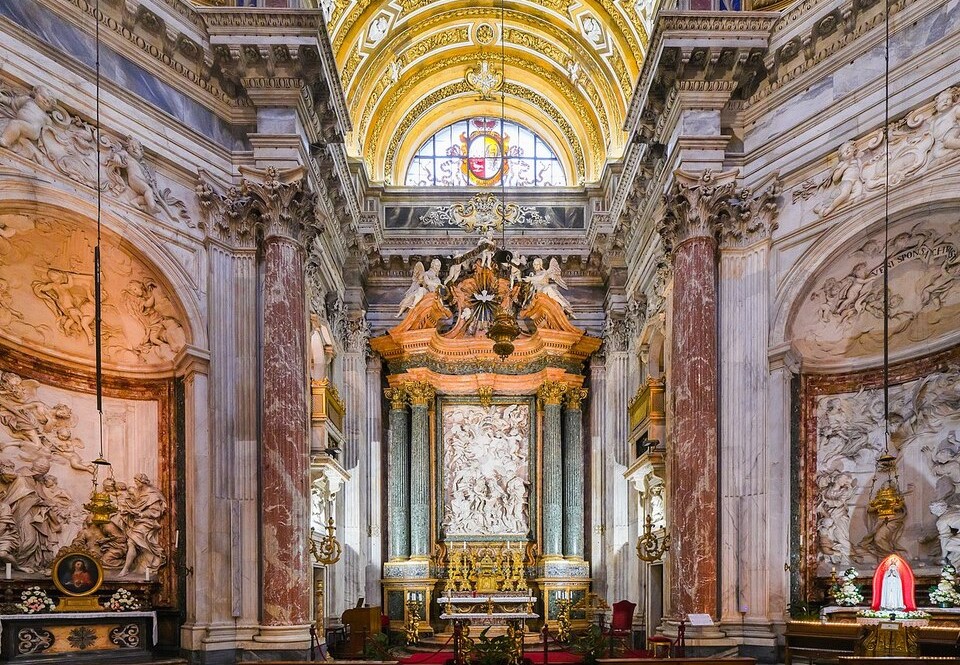 Autel principal de Sant’Agnese in Agone