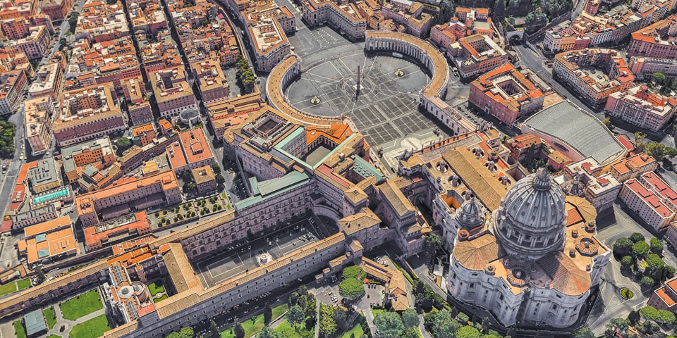 Place Saint-Pierre dans la Cité du Vatican