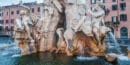 Fontaine des Quatre-Fleuves du Bernin à Rome
