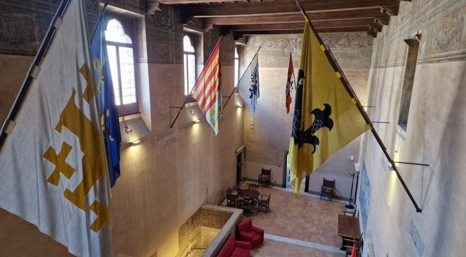 L’intérieur de la Maison des Chevaliers de Rhodes