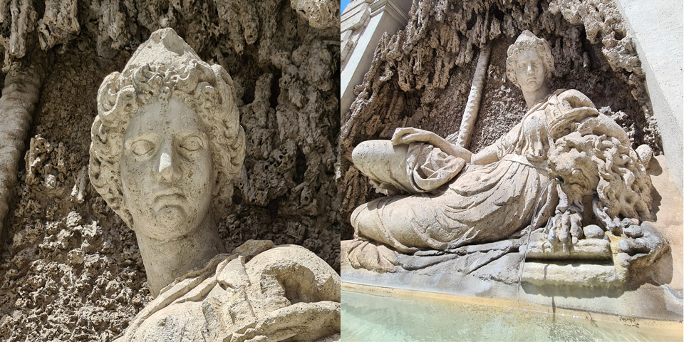 Fontaine de Junon Rome San Carlo alle Quattro Fontane
