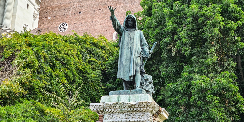 Monument à Cola di Rienzo sur la colline du Capitole à Rome