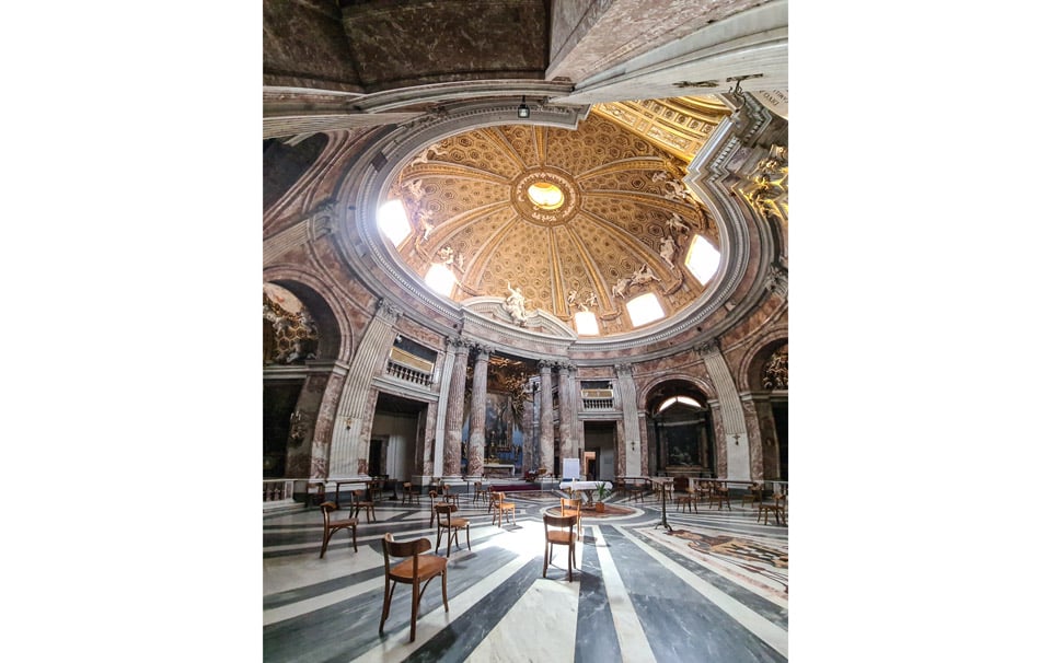 Le dôme ovale de Bernini Sant’Andrea al Quirinale Rome