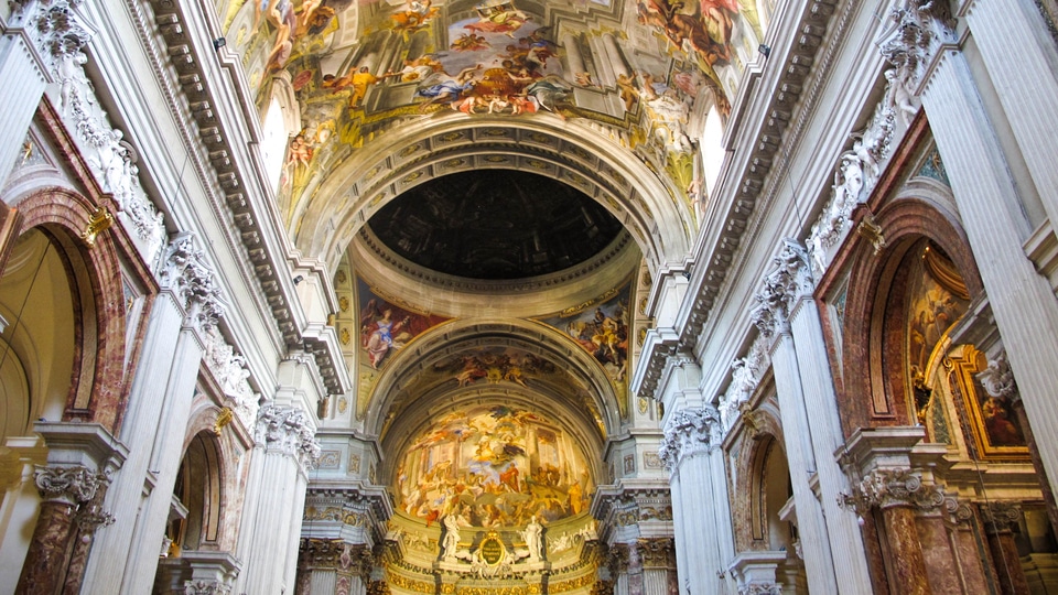 Intérieur de l’église Sant’Ignazio di Loyola Église Sant’Ignazio di Loyola