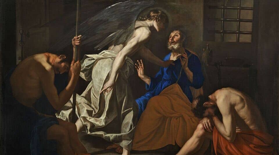 La libération de saint Pierre, d’Antonio de Bellis