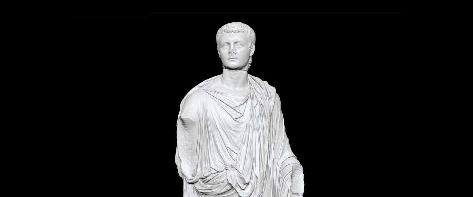 Sculpture de l’empereur romain Caligula
