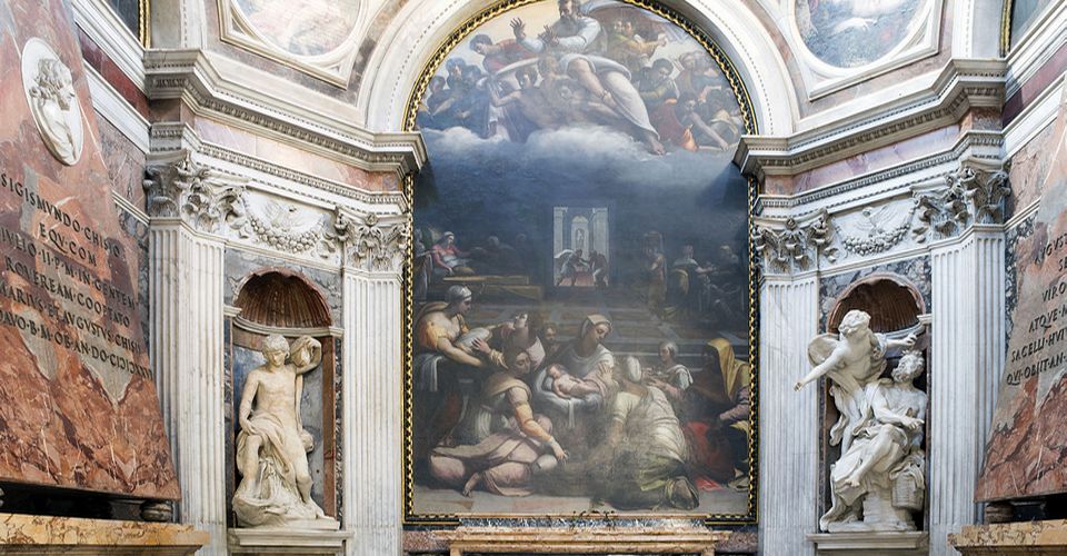 Chapelle Chigi de Santa Maria del Popolo à Rome