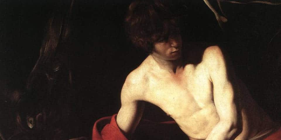 Saint Jean-Baptiste du Caravage au musée du Palais Barberini à Rome