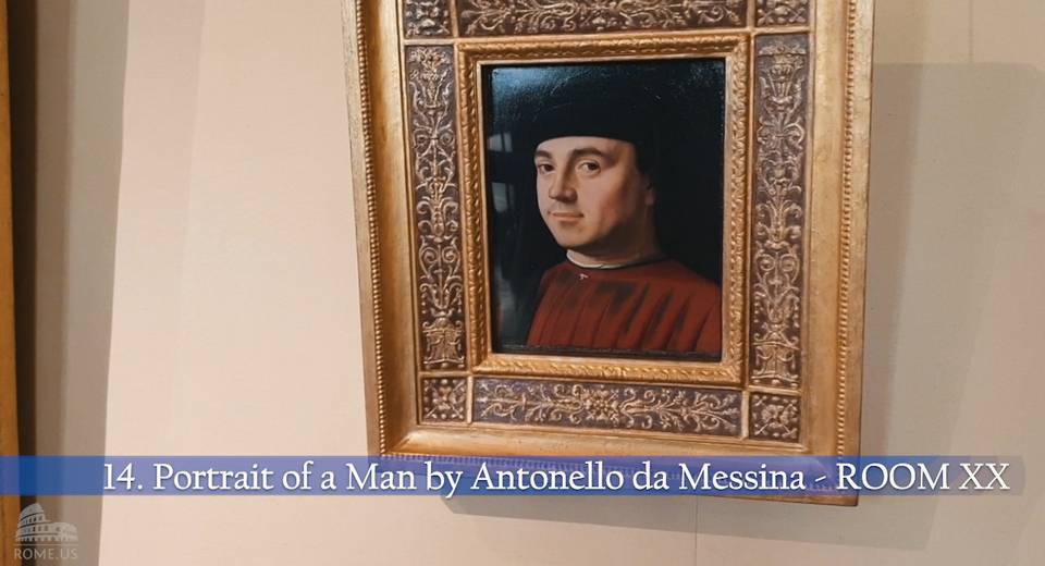 Portrait d’un homme de Messine à la Galerie Borghèse Portrait d’un homme d’Antonello de Messine