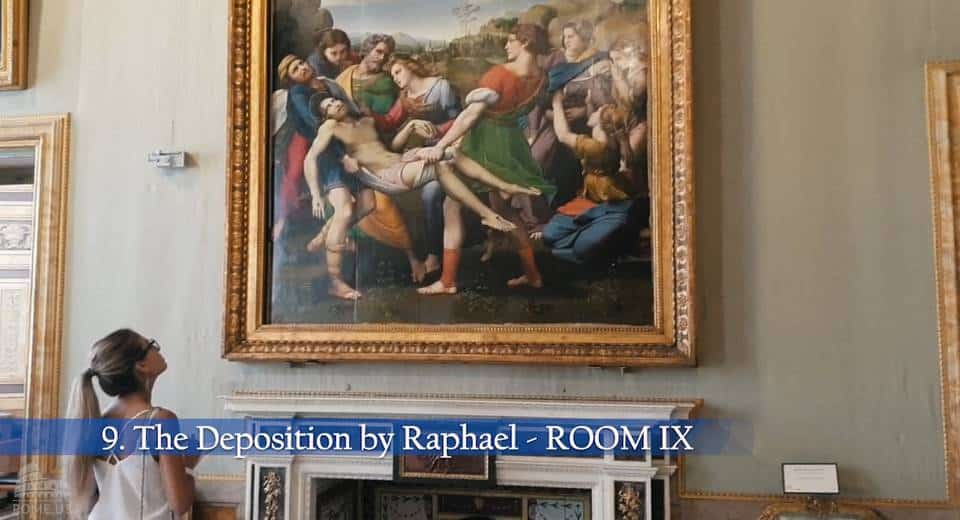 Mise au tombeau de Raphaël à la Galerie Borghèse Déposition ou Mise au tombeau par Raphaël