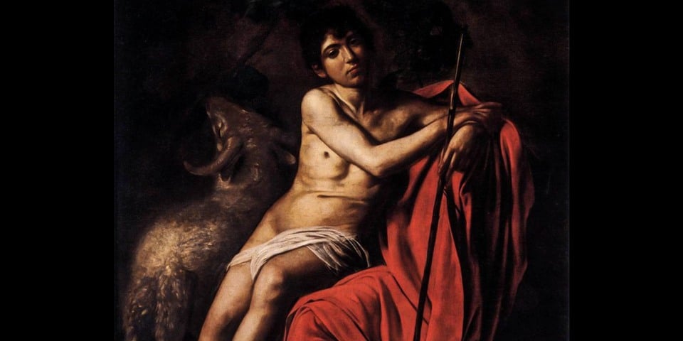 Saint Jean-Baptiste par Le Caravage à la Galerie Borghèse de Rome