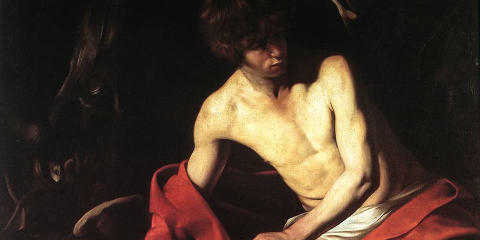 Saint Jean-Baptiste 1604-1605, Le Caravage, Palazzo Corsini à Rome