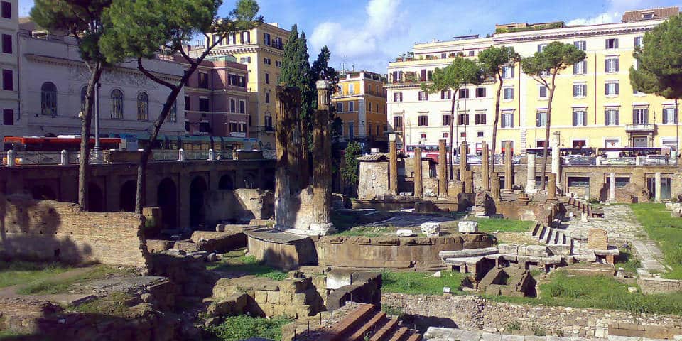 Largo Argentina, l’endroit où César fut assassiné à Rome aujourd’hui