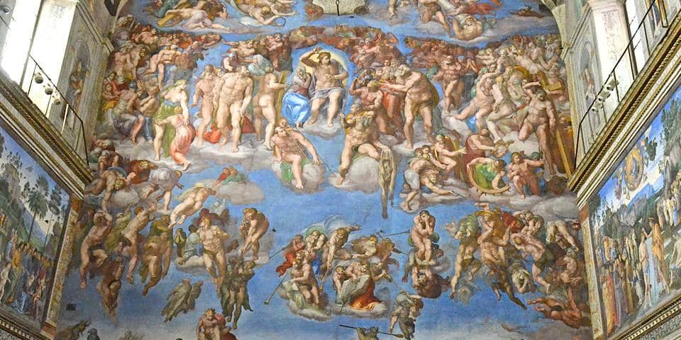 Le Jugement dernier de Michel-Ange à l’intérieur de la chapelle Sixtine