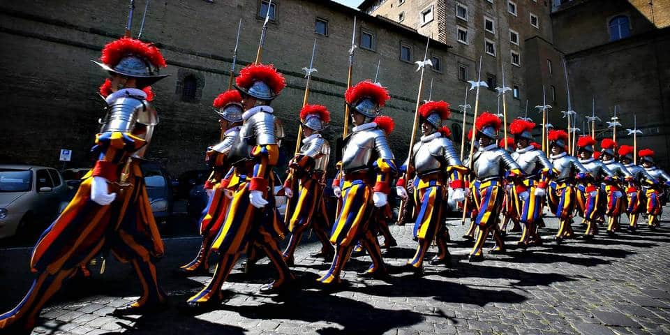 Équipement de la Garde suisse
