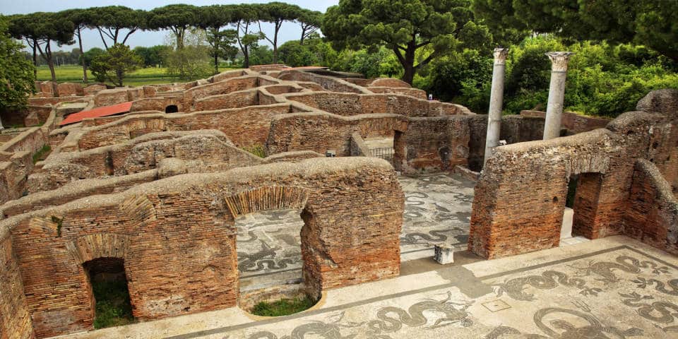 Ruines antiques d’Ostie près de Rome Ruines antiques d’Ostie près de Rome