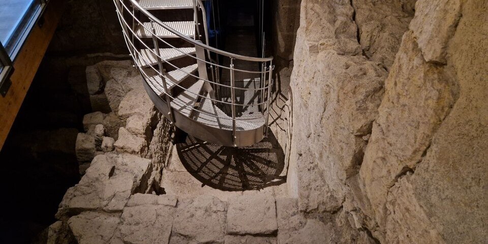 Intérieur du Tullianum de la prison Mamertine