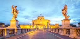 Le pont Saint-Ange à Rome