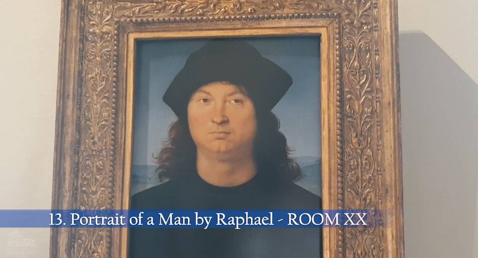 Portrait d’un homme de Raphaël à la Galerie Borghèse Portrait d’un homme de Raphaël